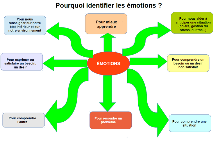 diagramme de pourquoi identifier les émotions